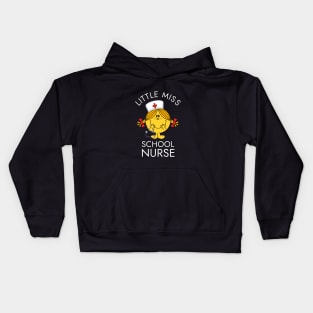 Little Miss School Nurse Lil Ms. Registered School Nurse Kids Hoodie